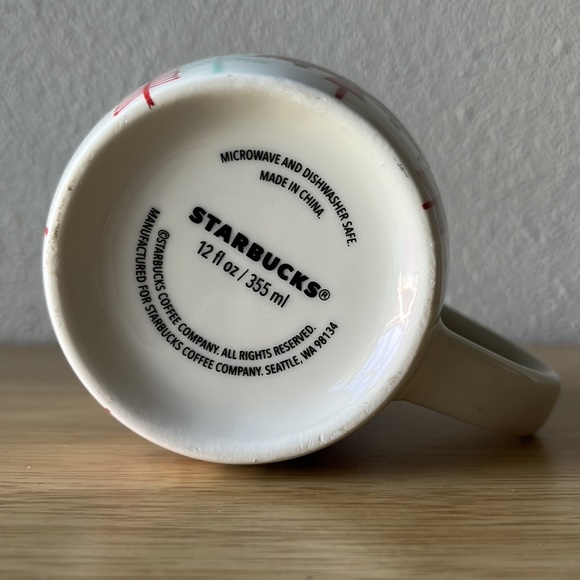 Starbucks mug Holiday Christmas Pine Tree 12 Oz - Picture 4 of 5